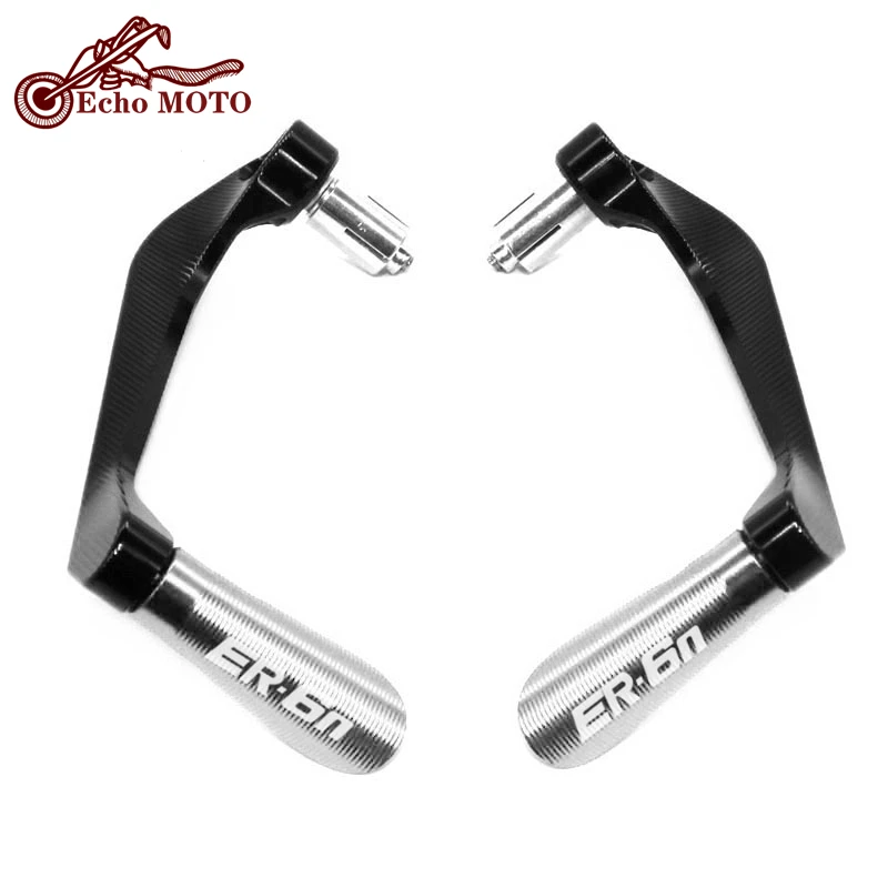 Motocicleta CNC Guiador Grips, Guarda Freio Embraiagem, Protector, Universal, 7/8 ", 22mm, ER-6N, ER6N