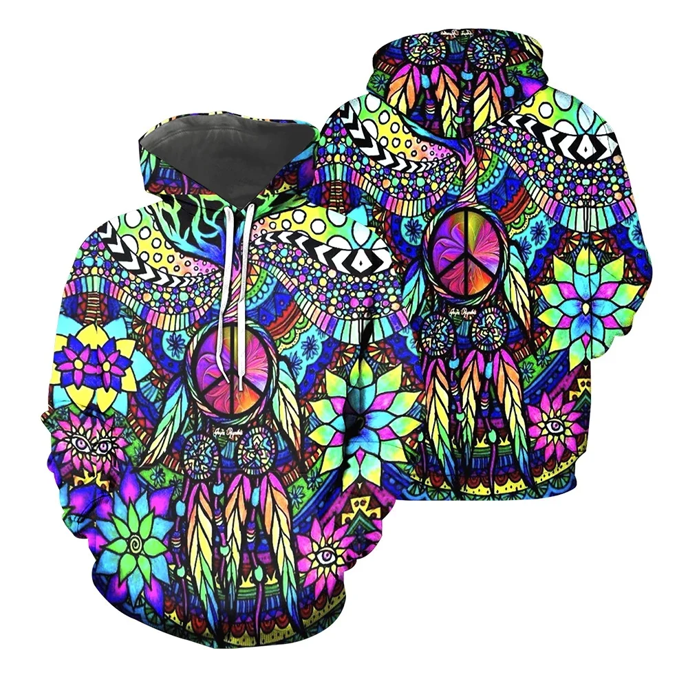 

PLstar Cosmos Hippie colorful Trippy Psychedelic 3d hoodies/Sweatshirt Winter autumn Harajuku Long sleeve streetwear-9