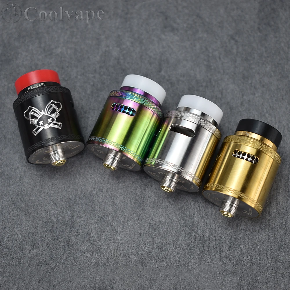 Dead Rabbit V2 RDA 24mm con Squonk BF PIN, atomizador de tanque de vaporizador de cigarrillo electrónico de reconstrucción de bobina única/dual vs Kylin M Pro RTA