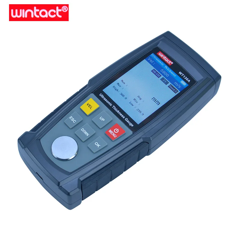 Imagem -03 - Outest Digital Ultrasonic Espessura Medidor Metal Plate Tester Plástico e Vidro Medição Largura