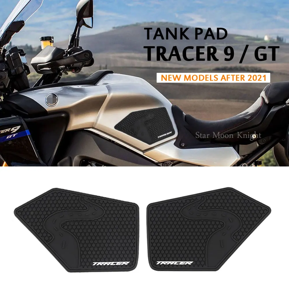 For Yamaha Tankpad TRACER 9 GT TRACER9 2021Fuel Tank Pad Motorcycle Anti Slip Side Tank Stickers Decal Moto protection stickers