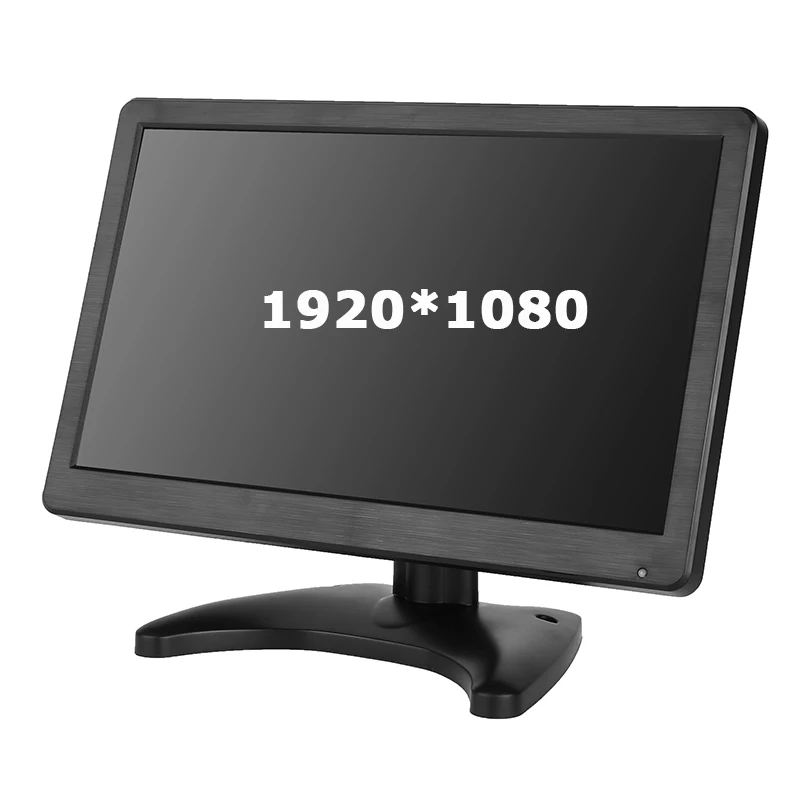 HD Monitor Computer High Resolution 1920*1080 IPS  Led Screen Desktop Display with AV/BNC/VGA/HDMI/USB and Two Speakers