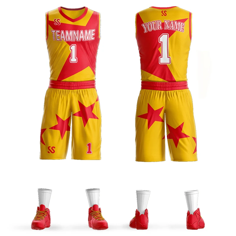 Custom Basketball Shirt Printing Team Name Number Graffiti Competition Training Suit Basketball Jersey Set