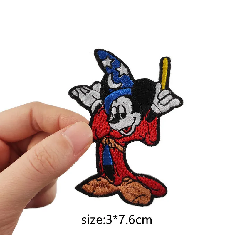 Wysokiej jakości zamek księżniczka Minnie Mickey łatka na T-Shirt naprasowanki na tkaniny termiczne naklejki transferowe Appliqued