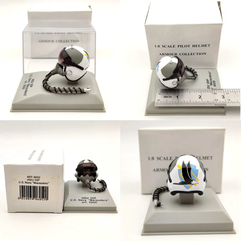 CDC Armour 1/8 Scale Pilot Helmet HGU 33P/26P/55P/MK 10/Gueneau 316/APH 6B Diecast Models Auto Toys Collection Gift