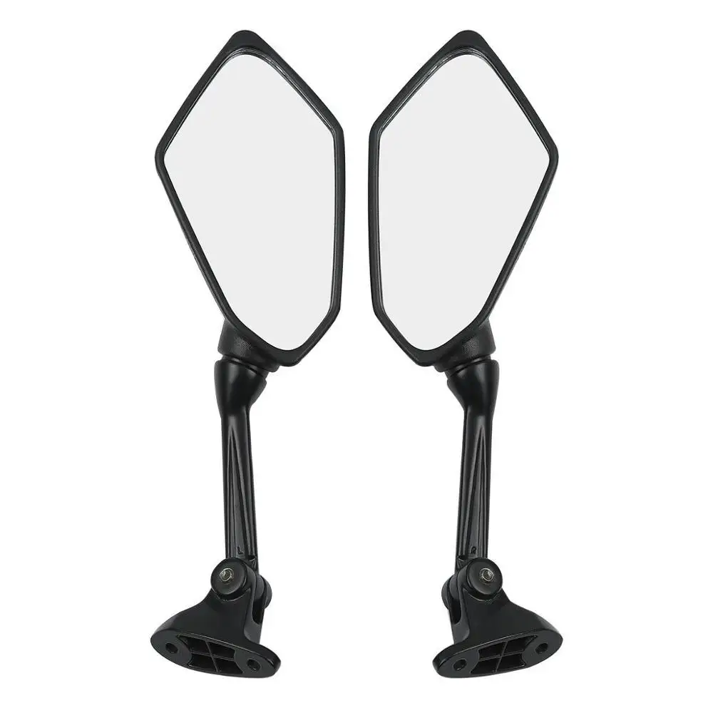 Motorcycle Adjustable Black Side Rear View Mirrors For Kawasaki ZX6R ZX-6R ZX600R 2009 2010 2011 2012 Left &Right