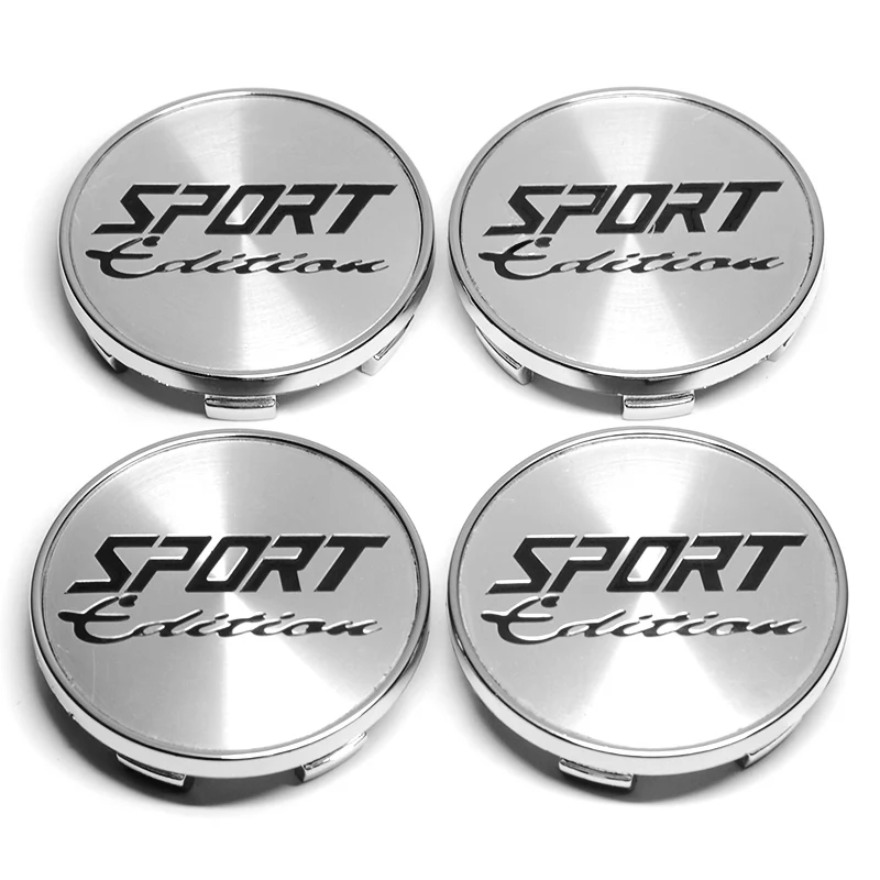 4pcs/lot 54mm with 50mm SPORT Edition Logo 54mm Car Wheel Center Caps Wheels Rim Centre Hub Cover