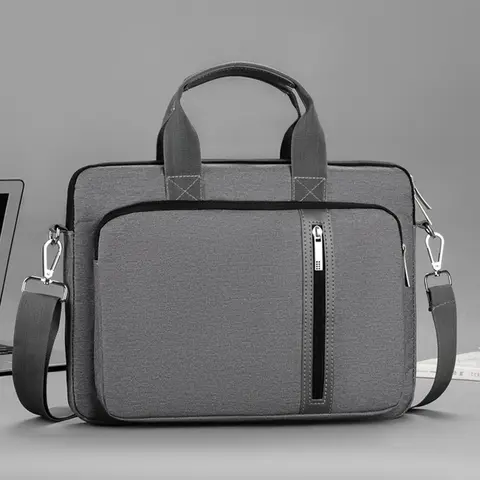 Laptop Bag For Macbook Air Pro 16 13 Redmi Lenovo 13.3 14 15.6 17.3 Inch Case Portable Shockproof Shoulder Bag Handbag Briefcase