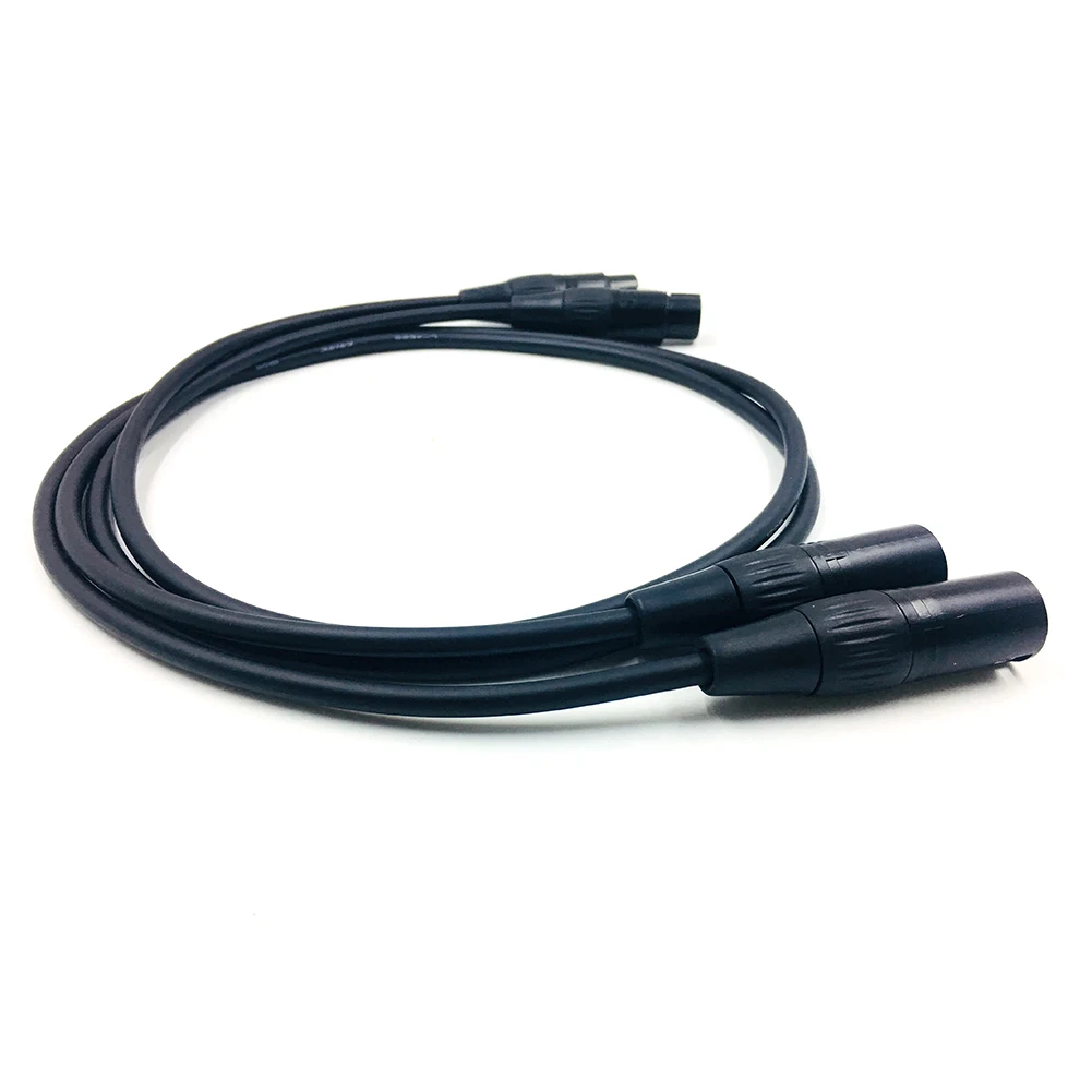 Haldane par xlr balacné cabo de áudio 3pin xlr macho para fêmea amplificador cabo de interconexão com cabo canare L-4E6S 1905