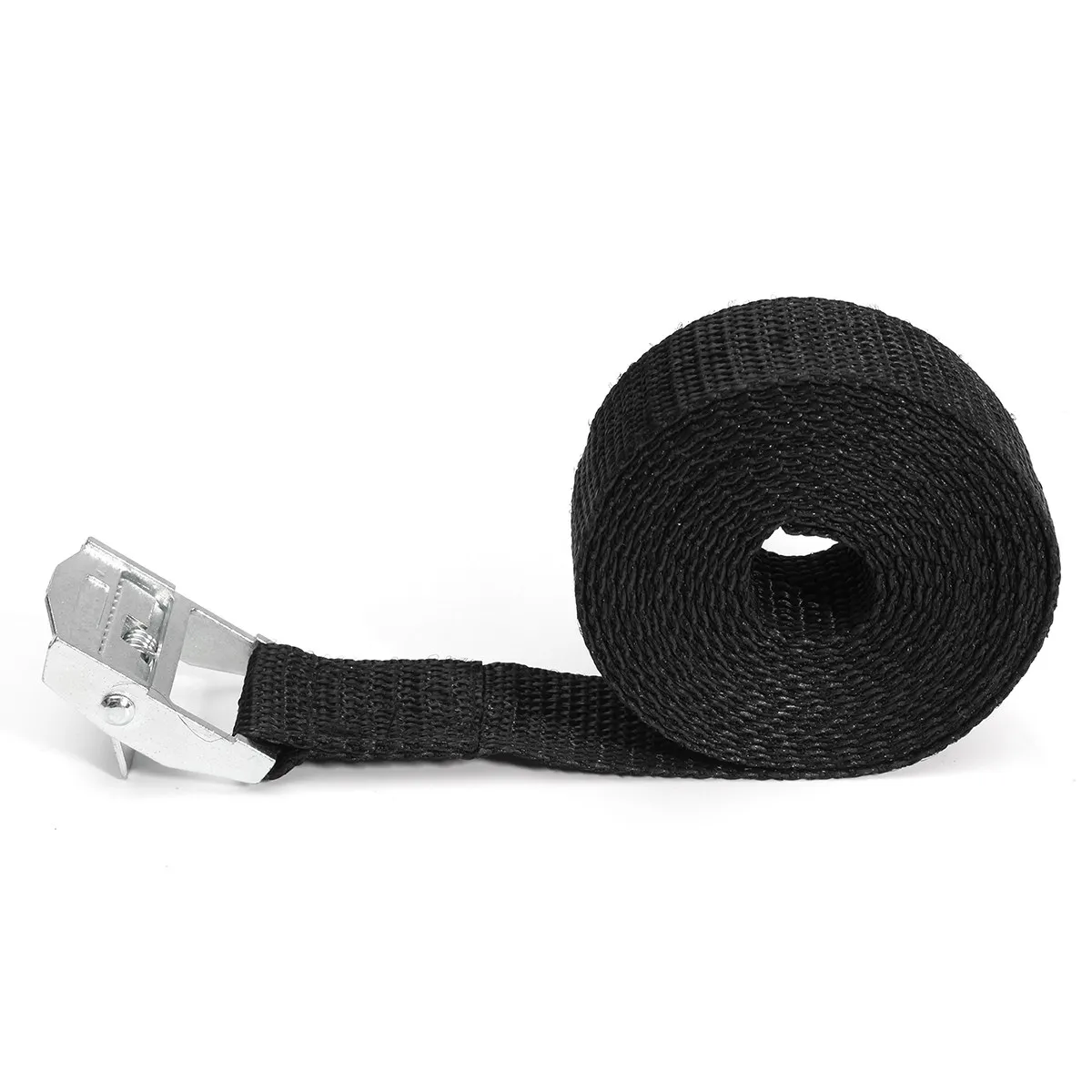 2Pcs Cam Schnalle Tie-Down Auto gepäck Fracht Zurrgurt Zink-legierung Zink Nylon Schwarz