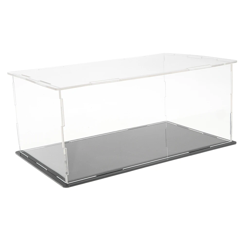 Acrylic Collectibles Display Case, Perspex Dust Proof Show Case for Diecast Model Toy Cars (7.87 x 4.72 x 3.54 inches)