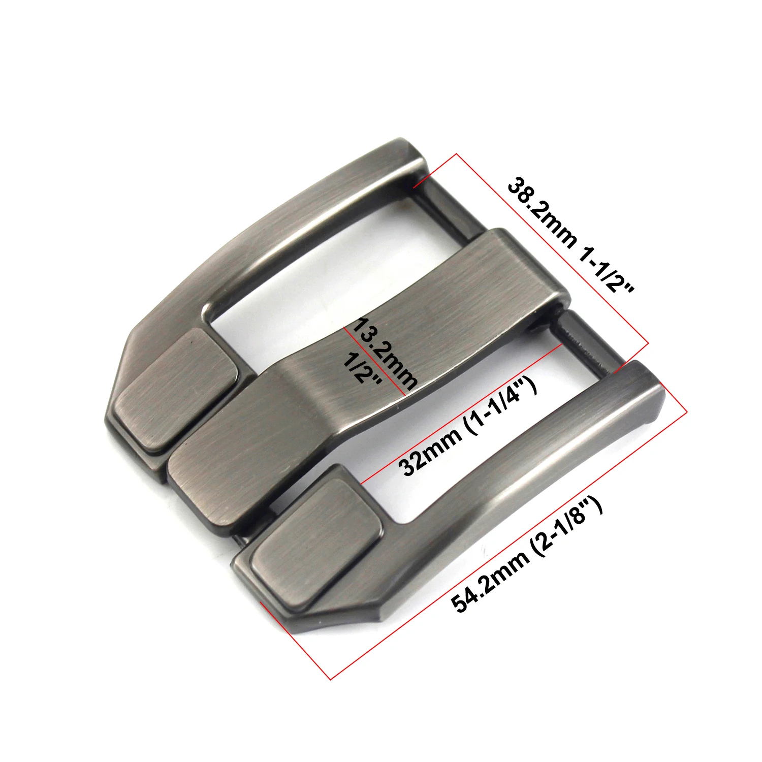 1pcs  Men Belt Buckle 40mm Metal Pin Buckle Fashion Jeans Waistband Buckles For 36mm-38mm Belt DIY Leather Craft Accessories