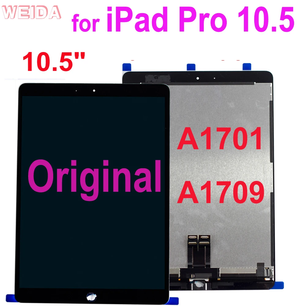 Imagem -02 - Original Lcd Display Touch Screen Digitador Assembly para Ipad Pro Ipad Pro 10.5 A1701 A1709 9.7 2023 A1673 A1674 A1675