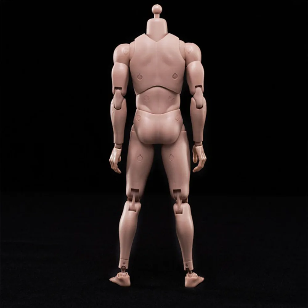 MX02-AB 1/6 Male Figure Body 2.0 Nude Narrow Shoulders with Neck 12'' Flexible Doll Toy