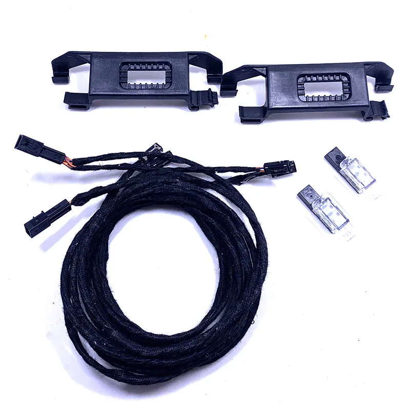 LED Footwell Lighting + Cable Rear set for T-ROC Jetta Polo T-Cross Enyaq