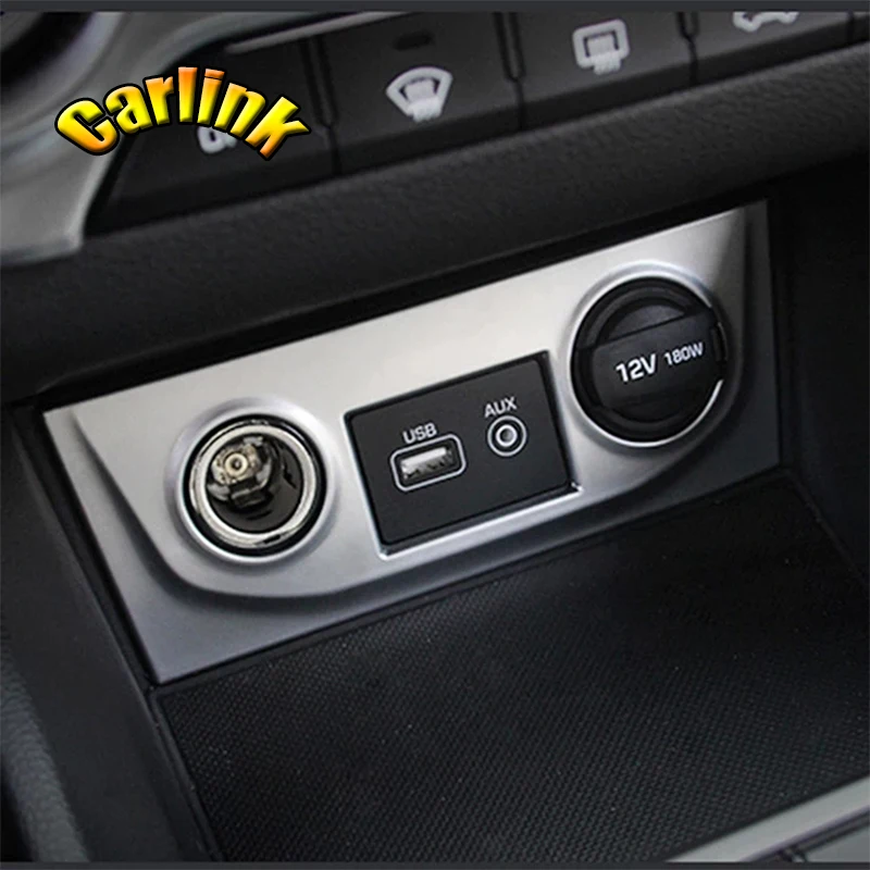 

For Hyundai Creta IX25 2015 2016 2017 2018 ABS Matte interior mouldings Cigarette lighter Cover Trim accessories 1pcs