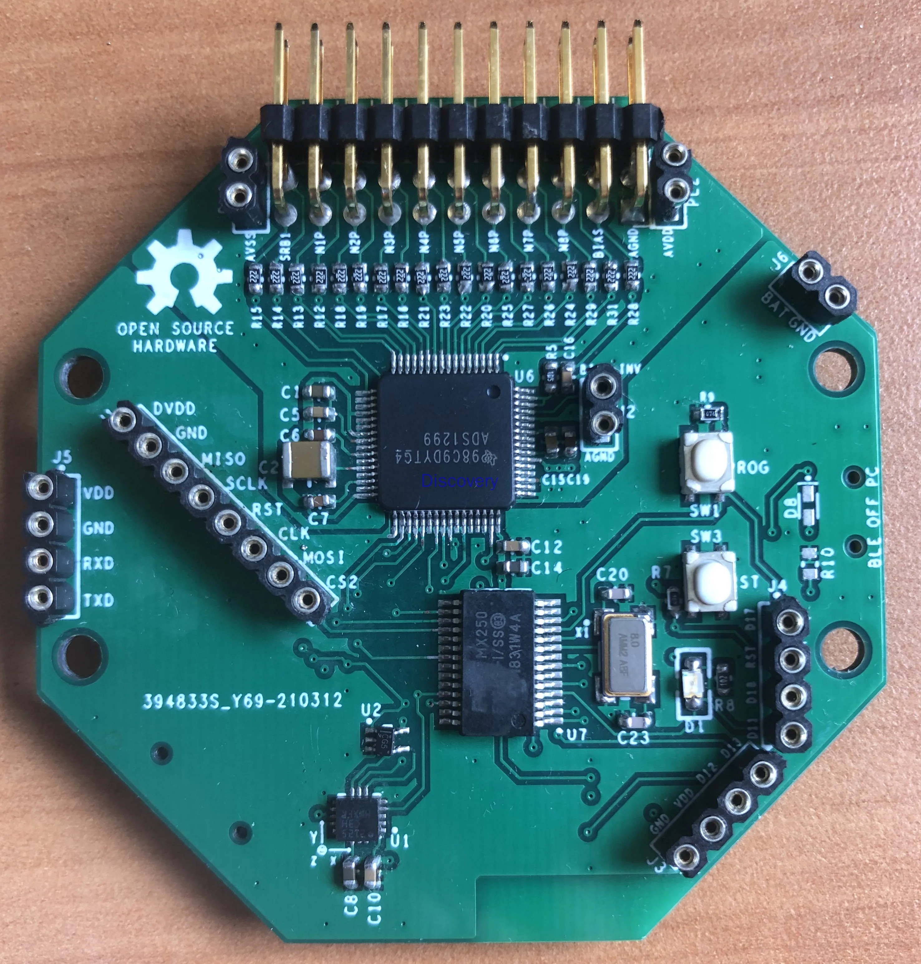 OpenBCI EEG Acquisition Motherboard, 8 Channels, 32 Bits