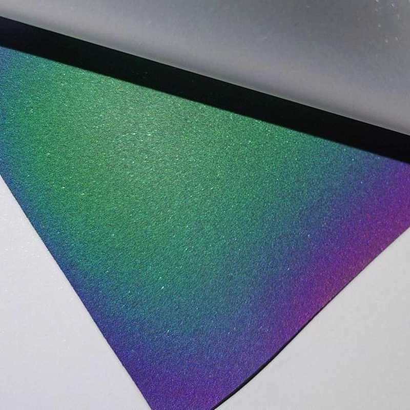 Colorful Sublimation Printing Film Magic Color Textile Patterned Rainbow Reflective Heat Transfer Vinyl For Clothing T-Shirt