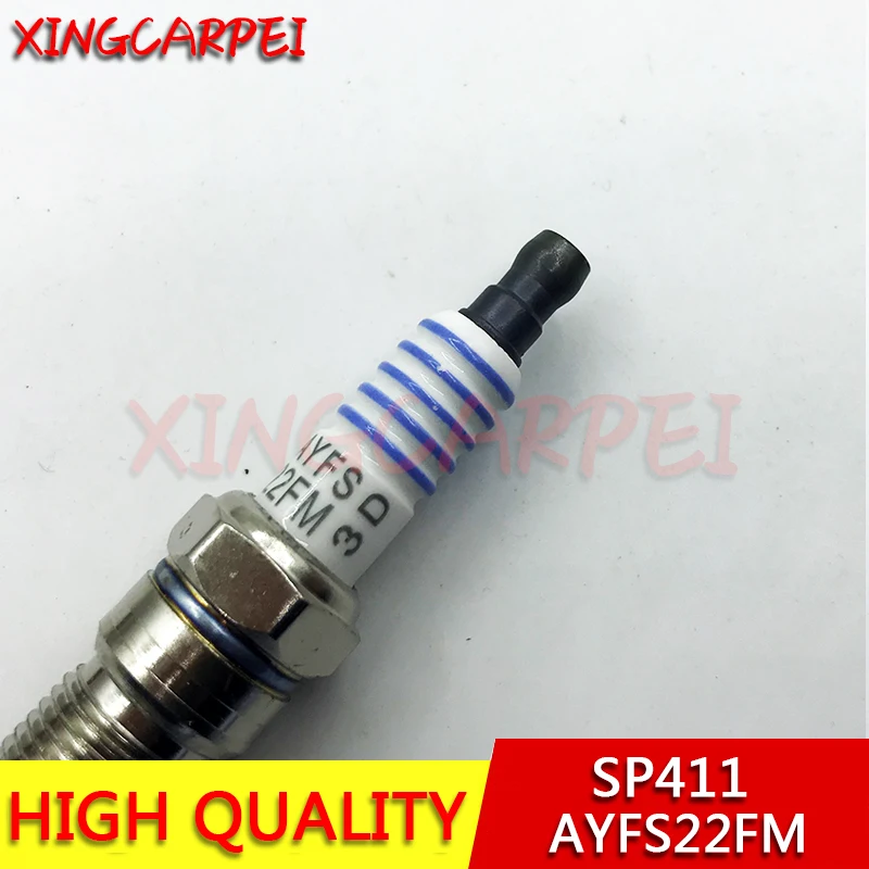 4pcs Iridium Spark Plug For Ford Fiesta 1.5 - 1.6 For Ford FOCUS 2.0 Year 2012 2013 2014 2015 2016 Auto Part