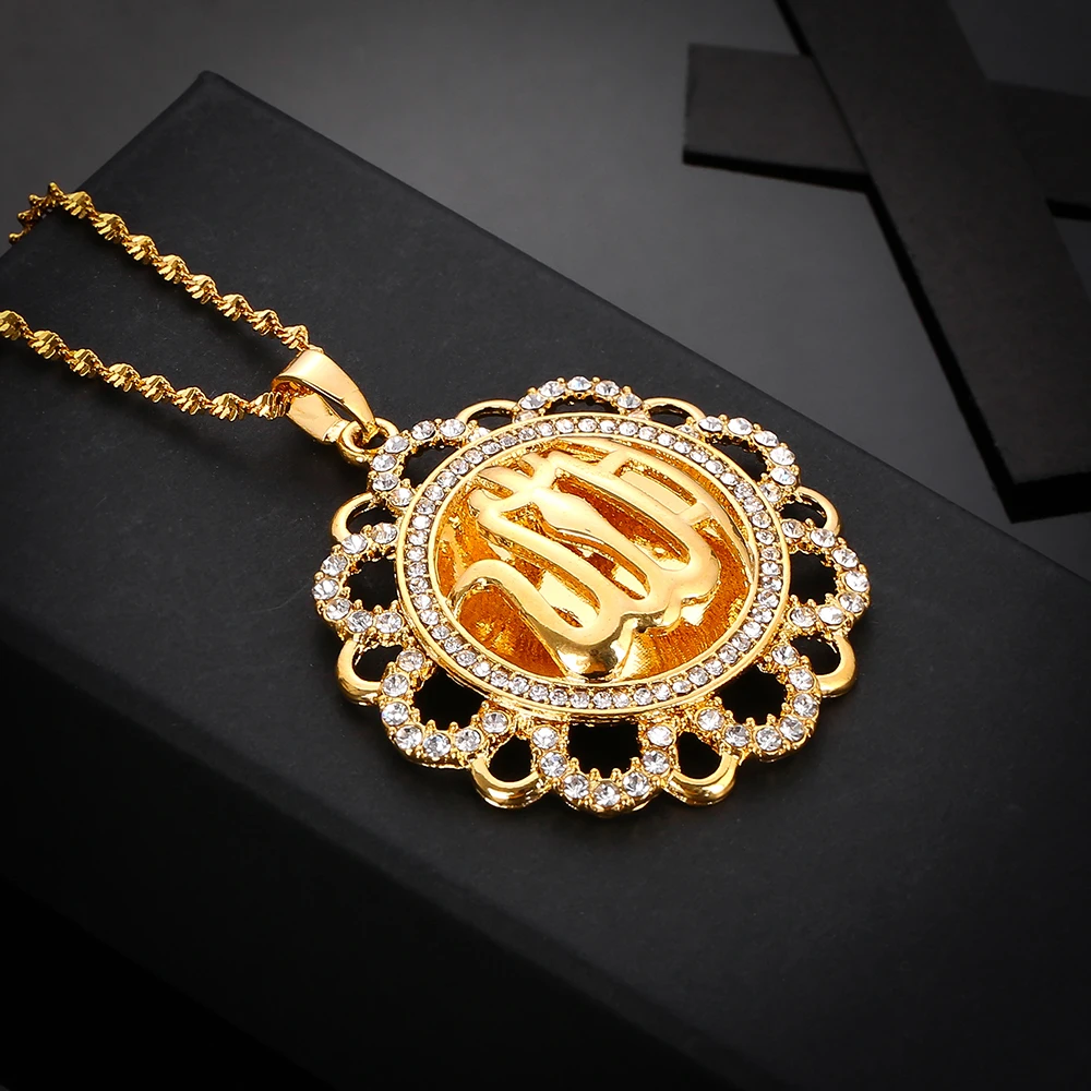 Never Faded Turks Necklace for Women,Gold Color Turkey Jewelry Middle Eastern Arab Pendant Necklaces Item Free Shipping