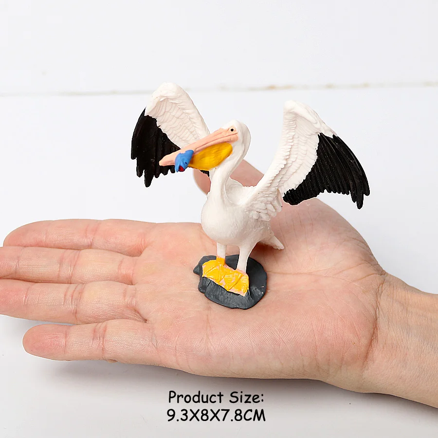 Wilde Vogels Dieren Kalkoen Ara Uil Eagles Struisvogel Pelikaan Beeldjes Speelgoed Dier Action Figure Leren Onderwijs Vogels Geschenken