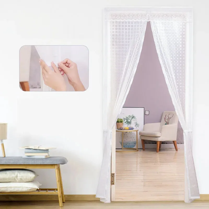 Self-Absorbent Transparent Air-Condition Curtain Can Protect Against Cold And Wind Use In Bedroom Kitchen To Prevent Oily Smoke