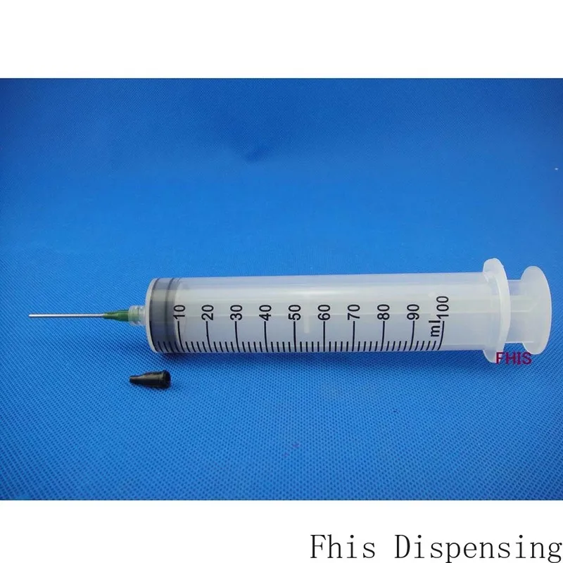 100ml Luer Lock Syringe and 14G Blunt end Tips Free Shipping Pack of 10