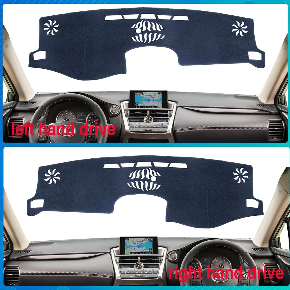 Dashboard Mat Cover Carpet Rug Avoid Light for Lexus NX NX200t NX300h NX200 NX300 200t 300h 200 300 2015~2020 Car-Accessories