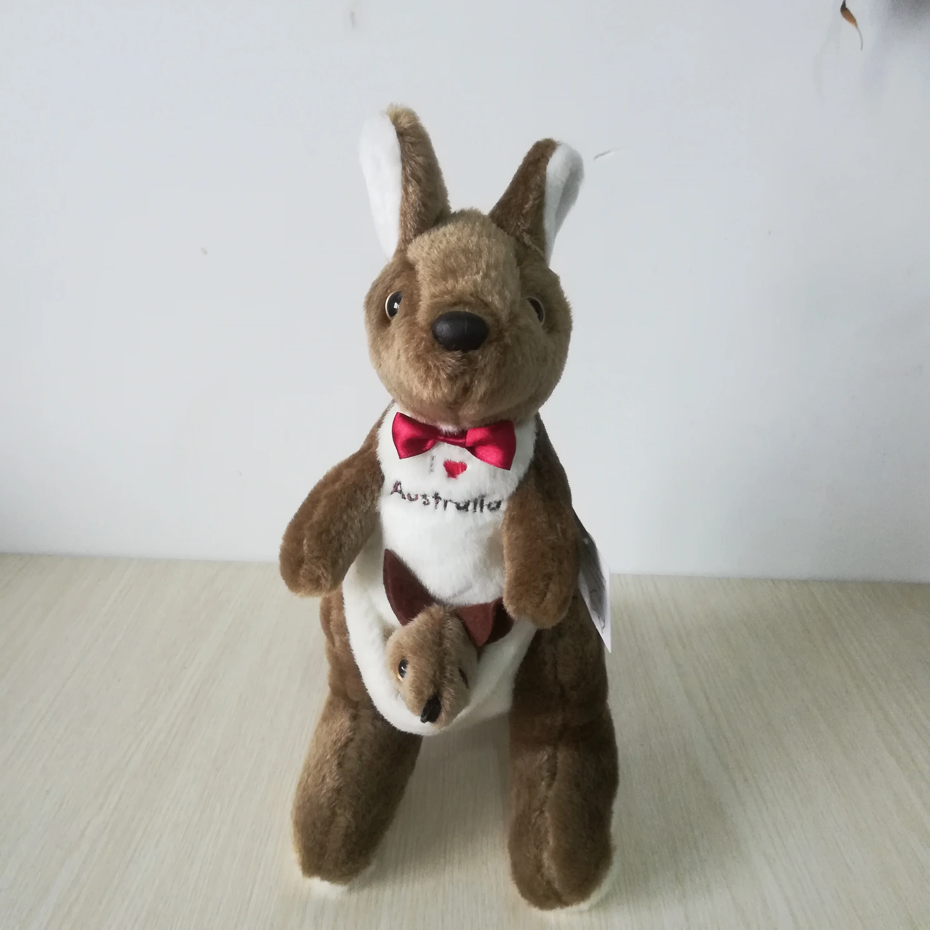 about 30cm lovely kangaroo plush toy I love Australia kangaroo soft doll birthday gift h2063