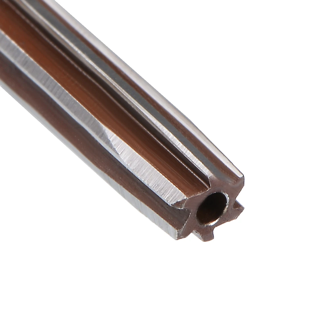 uxcell Hand Reamer HSS H7 6 Straight Flutes Milling Cutter Tool