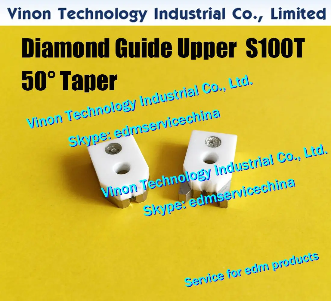 3087327, 3087132, 3087329, 3087305 edm 50 degree Diamond Guide Upper S100T Ø0.21, 0.26, 0.27, 0.31mm Upper Split Wire Guide A+B