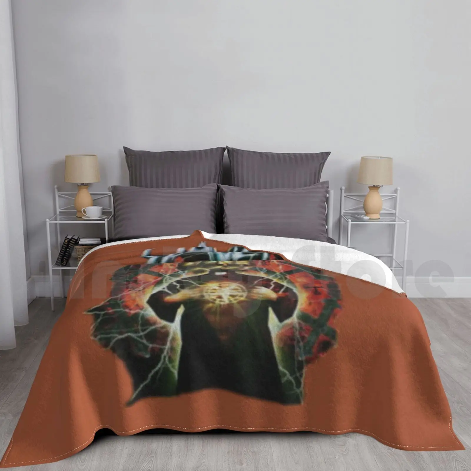 Band Rock Blanket Fashion Custom Band Pantera Heavy Metal Music Punk Green Day Grunge Concert Metal Alice In