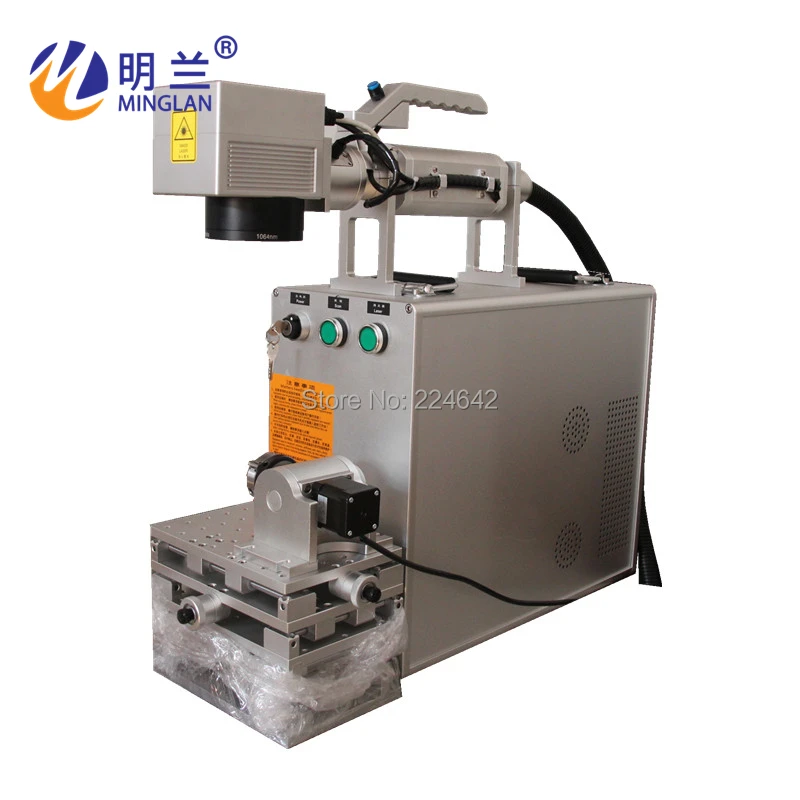 20W 30W 50W Fiber Laser Marking Machine Raycus MAX JPT For Marking Metal Stainless Steel