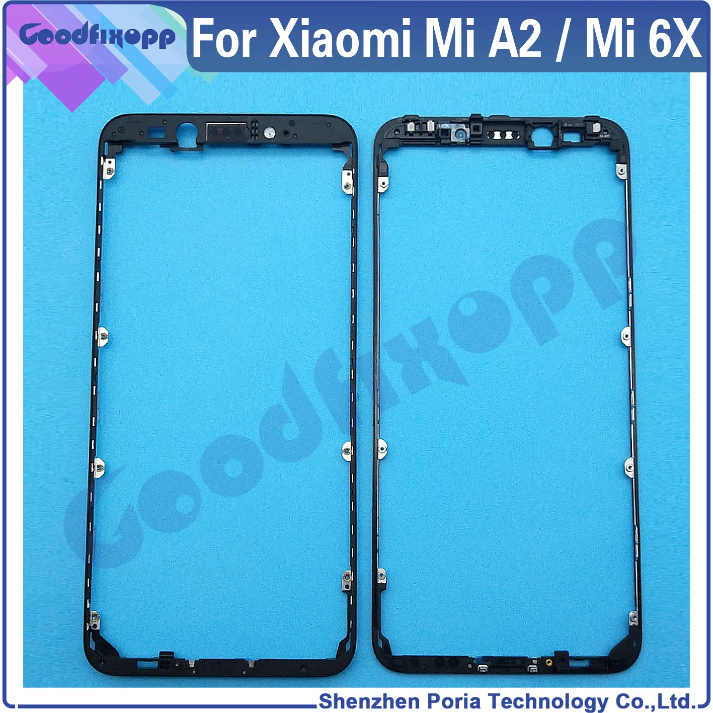 AAA Frame For Xiaomi Mi A2 Mi 6X Media Case Front Frame Screen Frame Middle Bezel Frame For Xiaomi MiA2 Mi6X M1804D2SG M1804D2SI