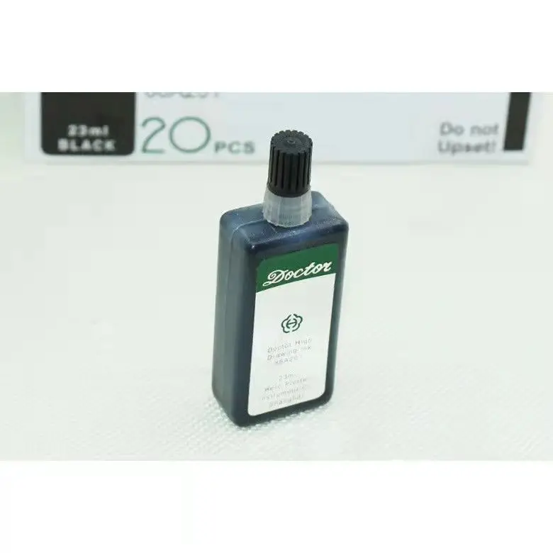 23ml /box Hero needle tube pen filling ink Black for drawing pen students Stationery Writing School Office Supplies