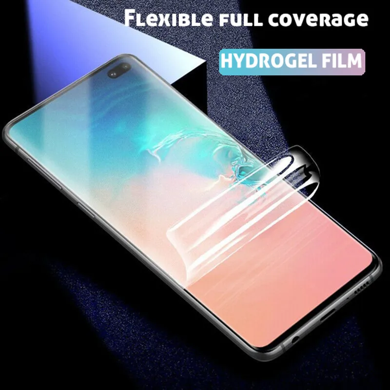 3Pcs Hydrogel Film For Samsung Galaxy S8 S9 S10 Plus screen protector For Samsung A6 A7 A8 A9 Plus 2018 S10E A51 M31 Soft Film