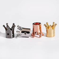 5pcs/lot Wholesale Fashion Crown Copper Beads For Making Bracelet Beads DIY Bracelet Spacer Accessories