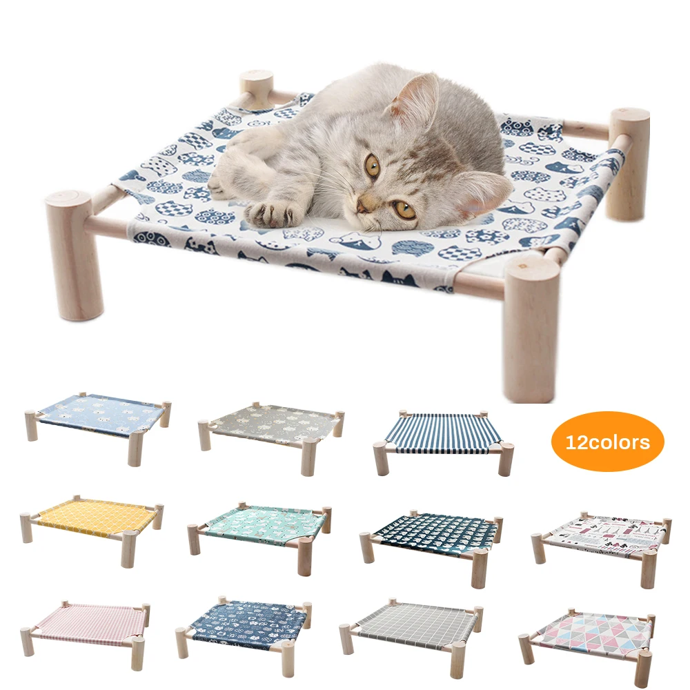 Detachable Cat Hammock Bed Pet House For Dogs Puppy Lazy Mat Cushion Lounger For Pet Cats Kitten Cottages Pet Sleeping Supplies