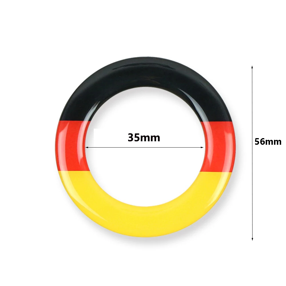 100pcs Car Styling Steering Wheel Ring Case Decoration Sticker Cover Accessory For Volkswagen VW Golf 6 7 Polo CC Tiguan Passat