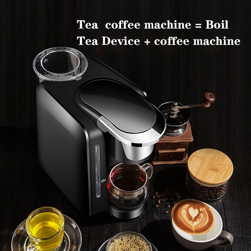 1.2L Automatic Capsule Coffee Machine Multifunctional American Coffee Machine Coffee Milk Tea Flower Tea Three In One