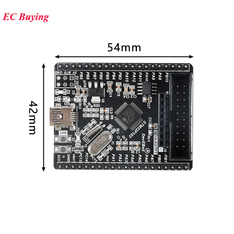 STM32F103C8T6 CH32F103C8T6 płyta główna rozwojowa ARM STM32 minimalny moduł systemu dla Arduino 32F103C8T6 typ C mikrointerfejs — zdjęcie 6