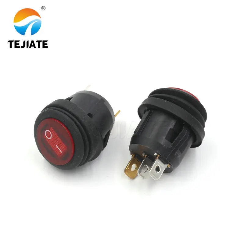 1 Buah Saklar Toggle KCD1 Kapal Type Rocker 2/3 Kaki 2 Gear Tahan Air Perahu Berbentuk Arus Tinggi Power Mikro Elektronik