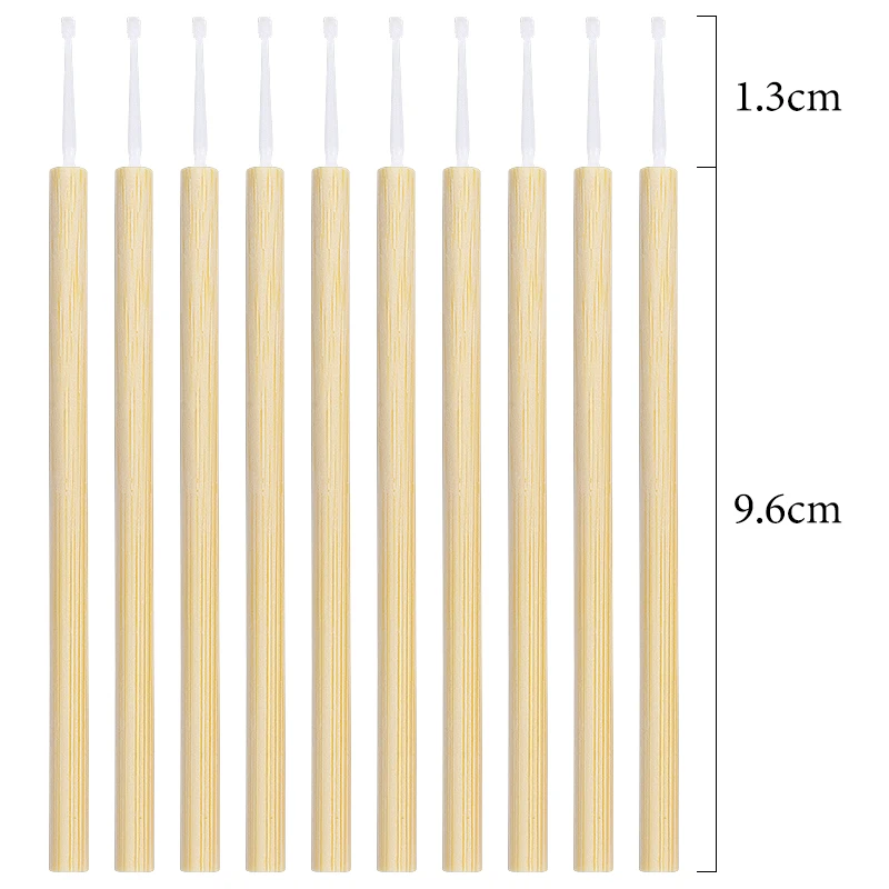 Disposable bamboo Micro Brush Makeup Tool Mascara Wands Swab Microbrush for Eyelashes Extension Makeup Eye shadow brushes Tools