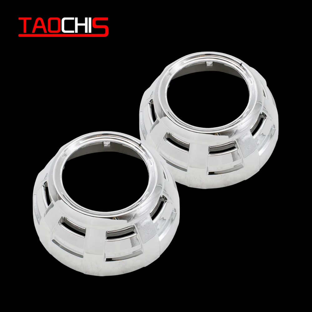 

Taochis 3,0-дюймовый Hella 3R G5 Koito Q5 Биксеноновый светодиодный кожух объектива проектора с отверстием в виде ангельских глаз, модернизированные фары