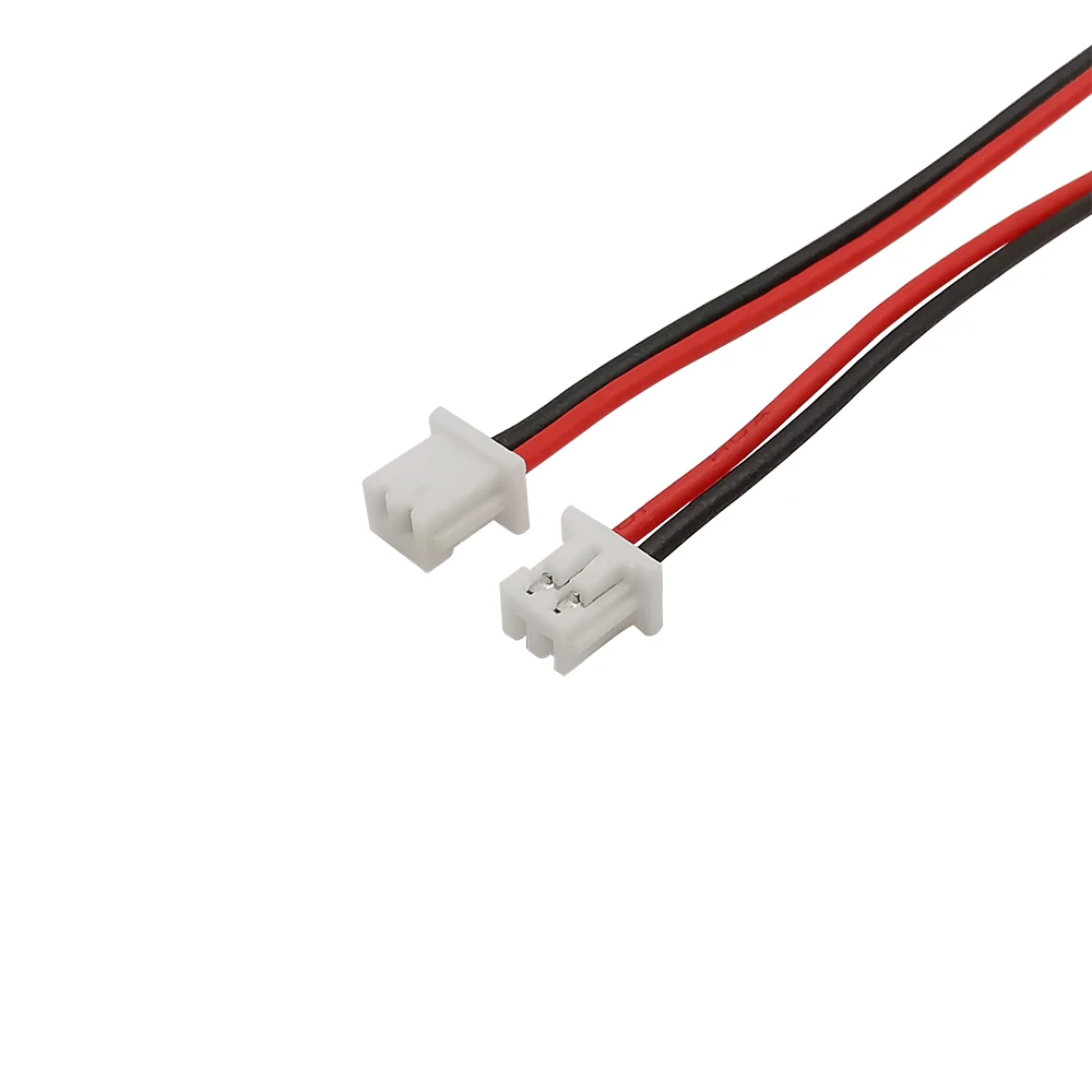 5/10/20Pcs JST 1.25mm 2 Pin Wire Cable Connector Pitch 1.25 mm Double Female Plug Micro JST 1.25 2p 10cm 15cm 20cm 30cm