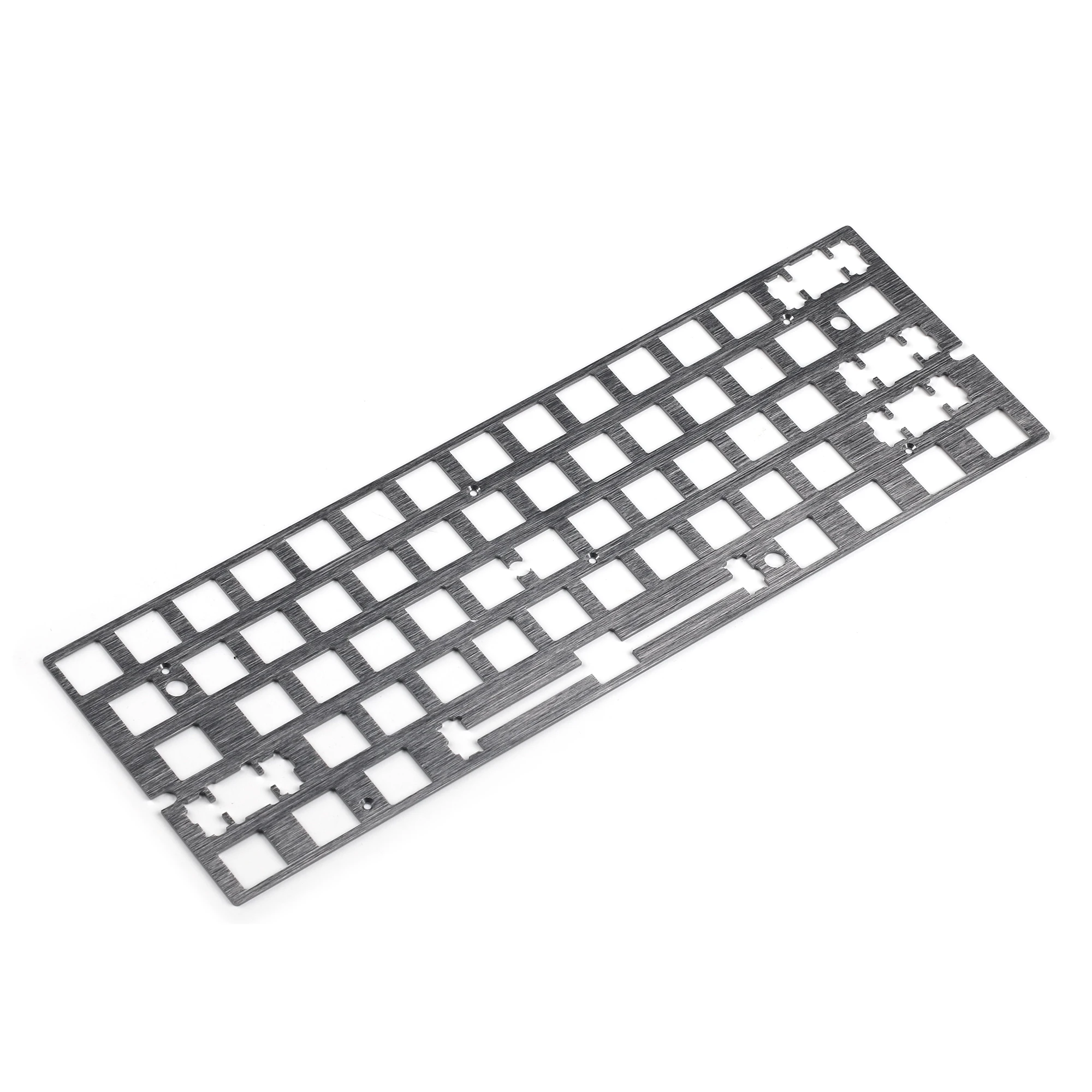 Aluminum Brush Finish Steel Brass ANSI Anodized Positioning Board Plate Plate-mounted Stabilizers For GH60 PCB GK61 Hot Swap PCB