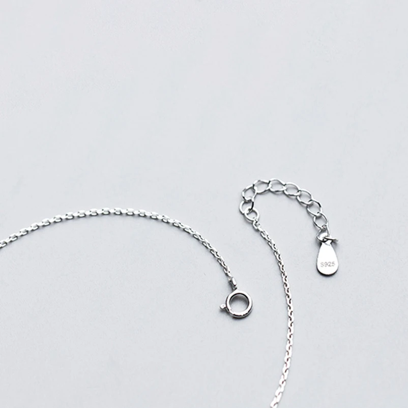 Real 925 Sterling Silver Women's Anklet Rose Flower Bracelet On The Leg Foot Chain Socks Fashion Fine Jewelry