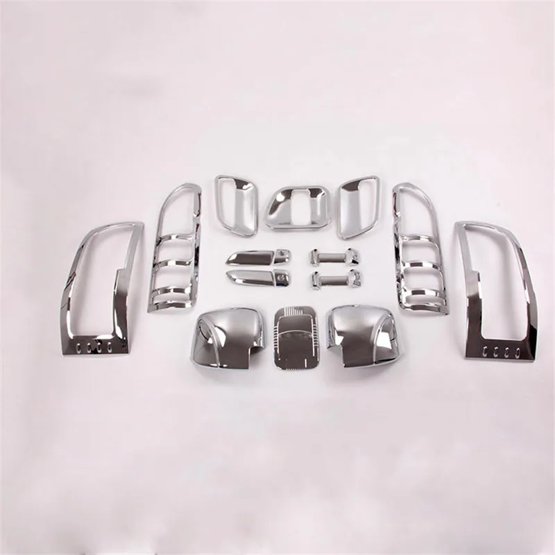 Chrome accessories for  toyota hiace 2005 body kits protective cover have logo ABS car parts whole exterior cover 20pcs/set