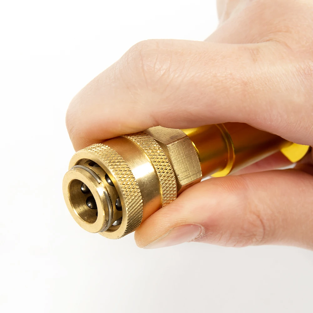 Hochdruckreiniger-Schnellkupplung 1/4" für Spritzpistolenlanze, Bajonett-Adapter 1/4" Schnellverschluss-Anschluss für Karcher – Detail 5