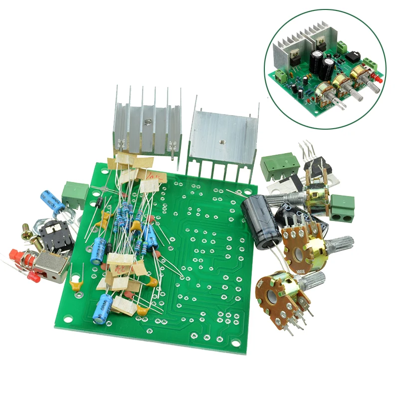 TDA2030A Power Amplifier Board Parts Power Amplifier Board 2*15W Two-channel Power Amplifier Board DIY Electronic Production Kit